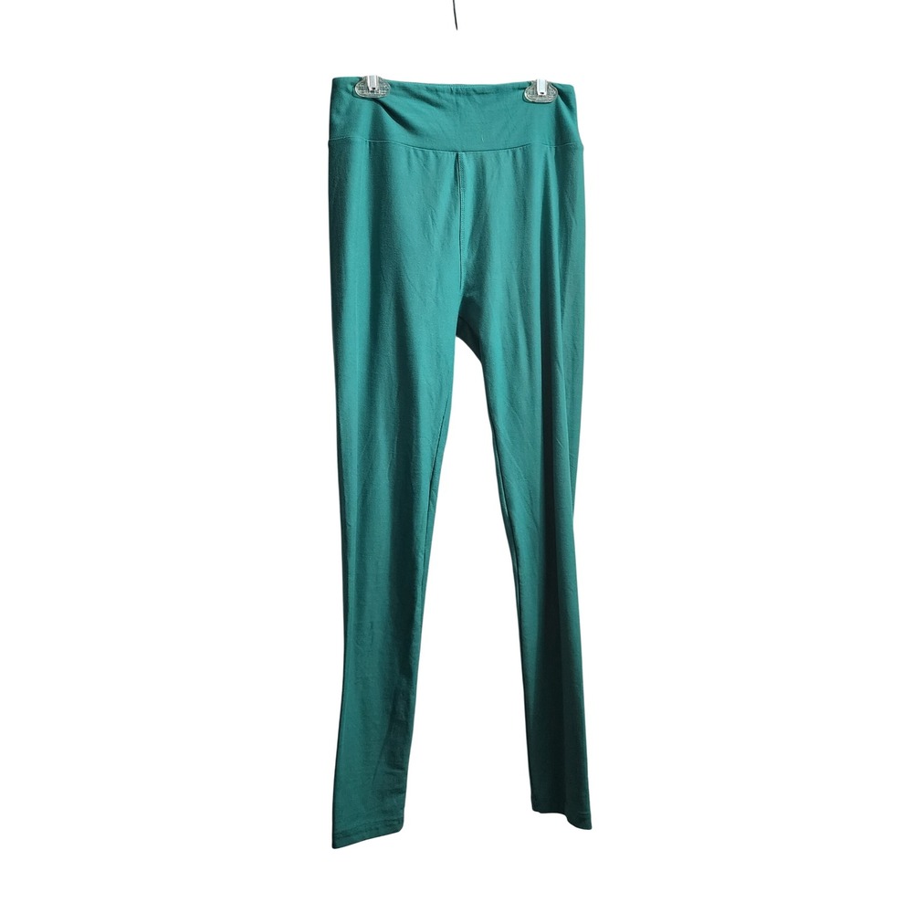 LuLaRoe Leggings One Size OS‎ Turquoise Green Comfort Stretch Casual